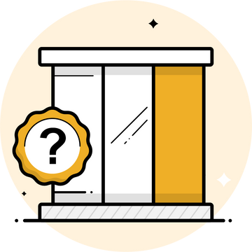Ein Symbol für Kellerfenstermaterial.