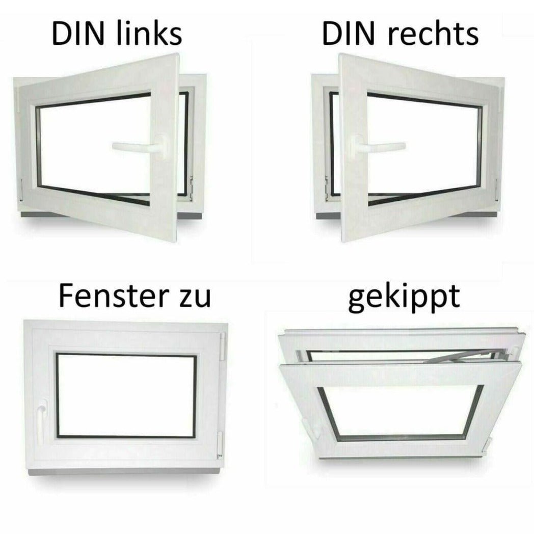 Fenster 70 x 120 sale anthrazit NEU 2-fach Glas Dreh Kipp VC262