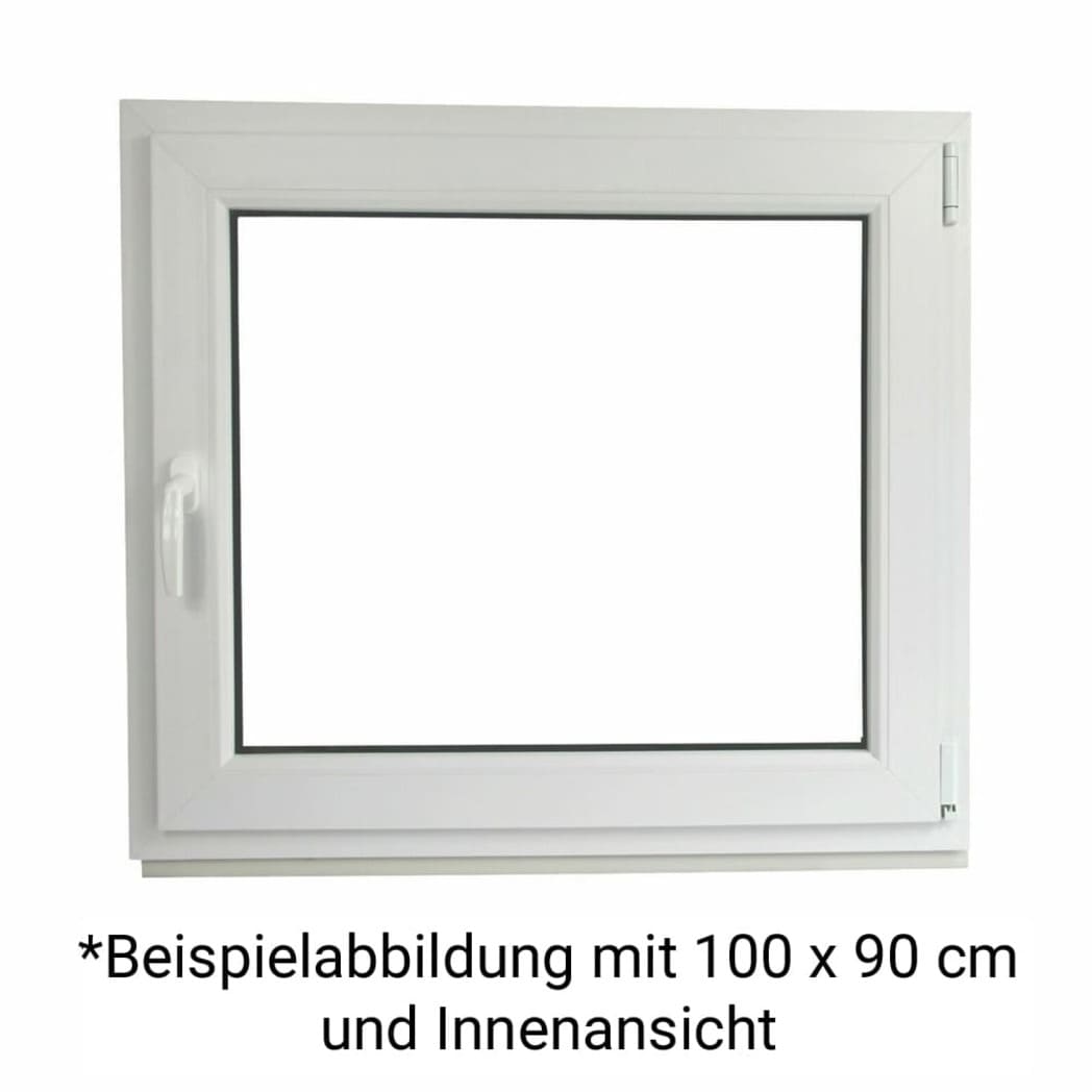 Kellerfenster Kunststoff Dreh/Kipp - Weiß - 2 - fach verglast - 60 mm Profil - Kellerfensteronline.de