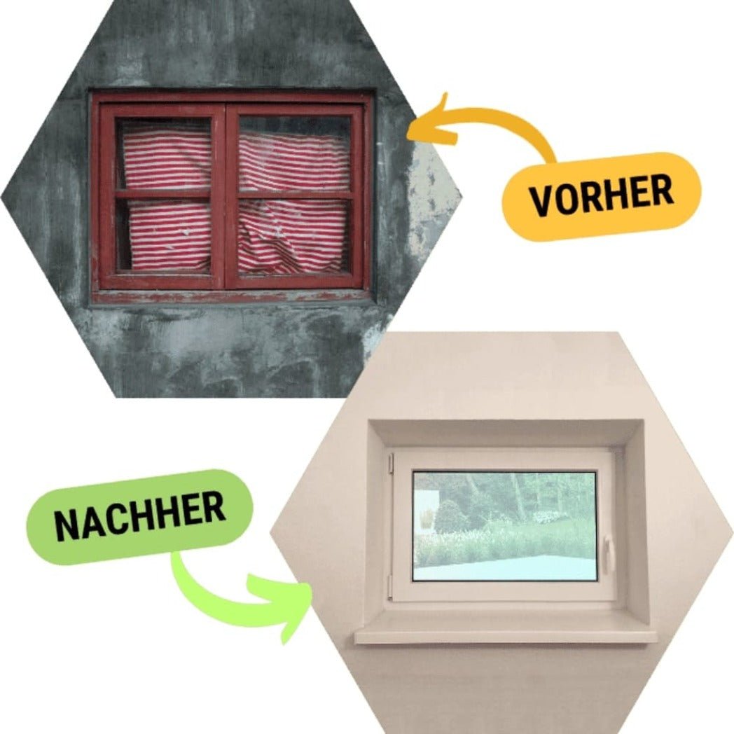 EcoLine Kunststofffenster Kellerfenster | 3-fach Verglasung | Weiß - Kellerfensteronline.de